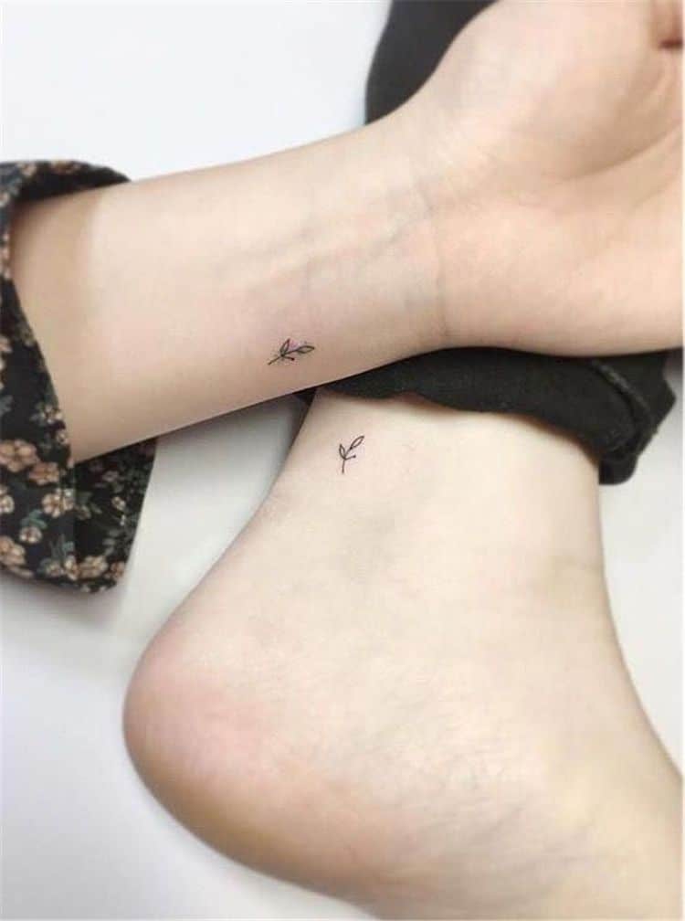 Dainty Friendship Tattoo