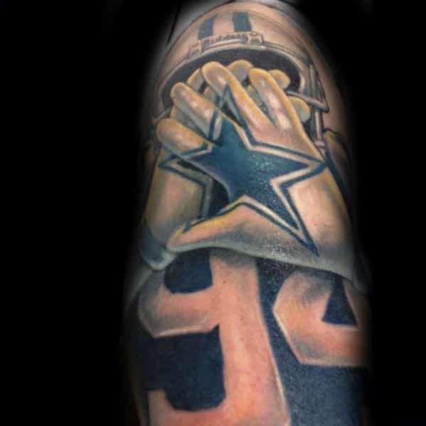Dallas Cowboys Jersey Mens Tattoo Sleeve