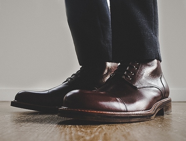 Dapper Mens Beckett Simonon Dowler Cap Toe Boots