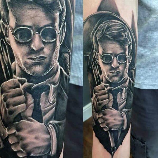 Daredevil Tattoos For Gentlemen