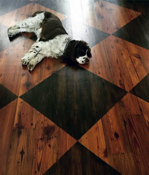 checkerboard flooring 