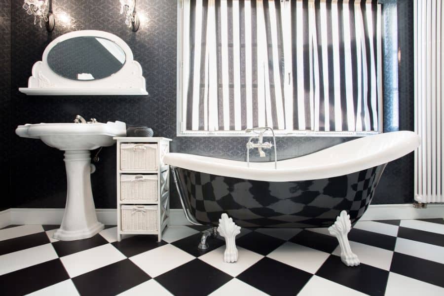 70 Bathroom Wallpaper Ideas