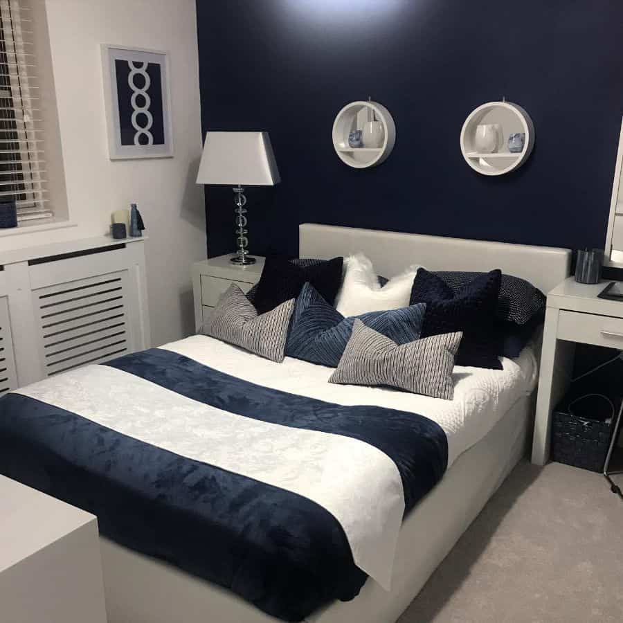 dark blue bedroom ideas home_by_clare