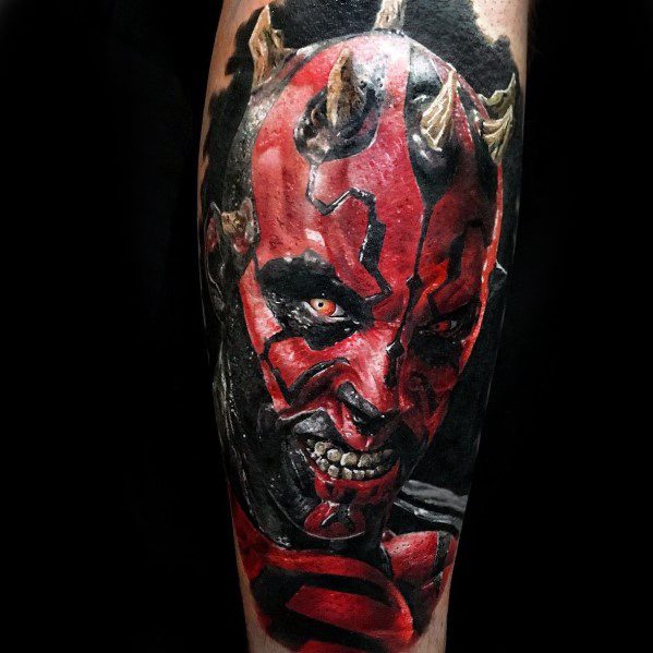 50 Darth Maul Tattoo Designs For Men  Star Wars Ink Ideas
