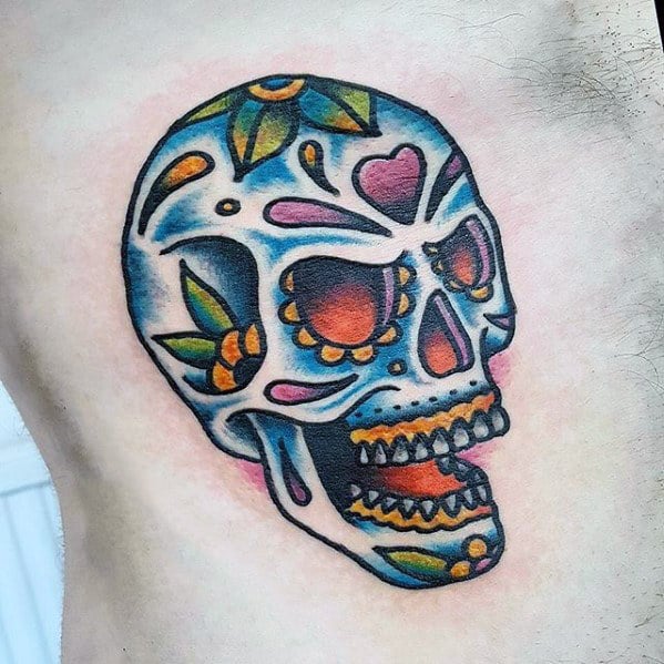day-of-the-dead-mens-small-skull-rib-cage-side-tattoo