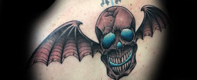 Deathbat tatto : r/avengedsevenfold