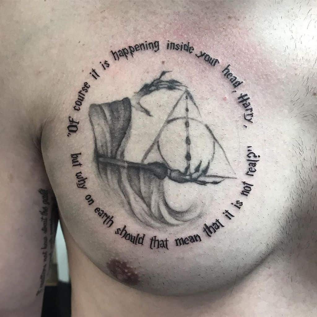 deathly hallows quotes slytherin elderwand tattoo