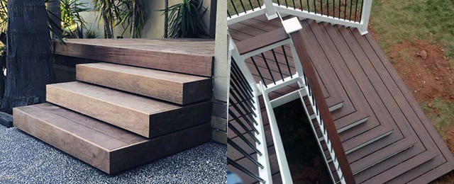 Top 50 Best Deck Steps Ideas Backyard Design Inspiration - Outdoor Patio Step Ideas