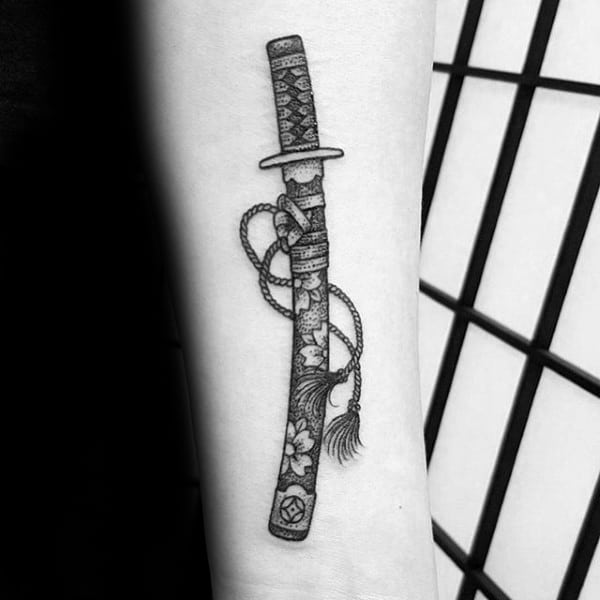 40 Katana Tattoo Designs For Men - Japanese Sword Ink Ideas