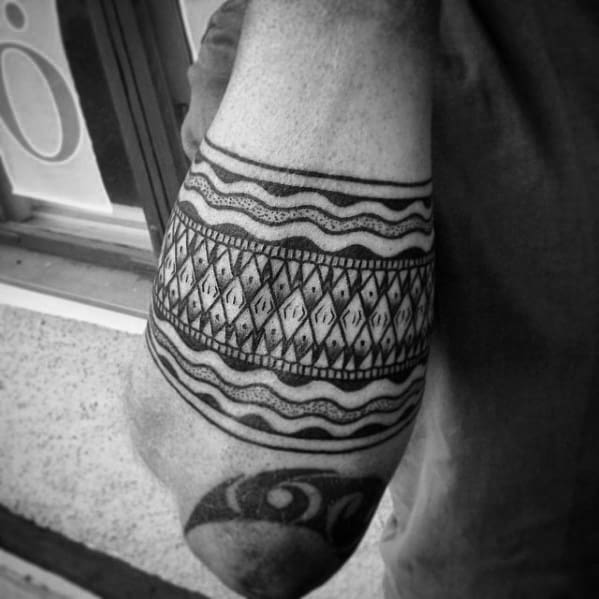 Decorative Male Armband Tribal Tattoos