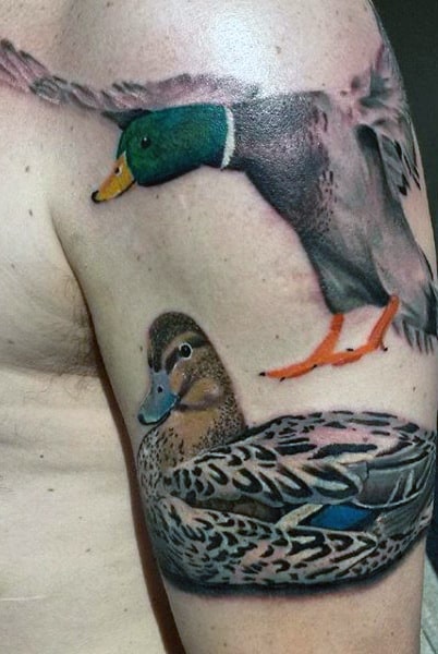 3. Duck Hunting Tattoos.
