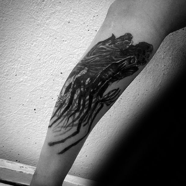Dementor Mens Tattoo Designs