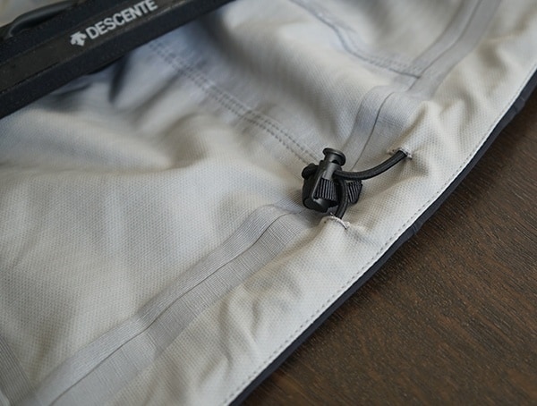 Descente Octane 3l Shell Jacket For Men Waist Pull Cord Adjustment