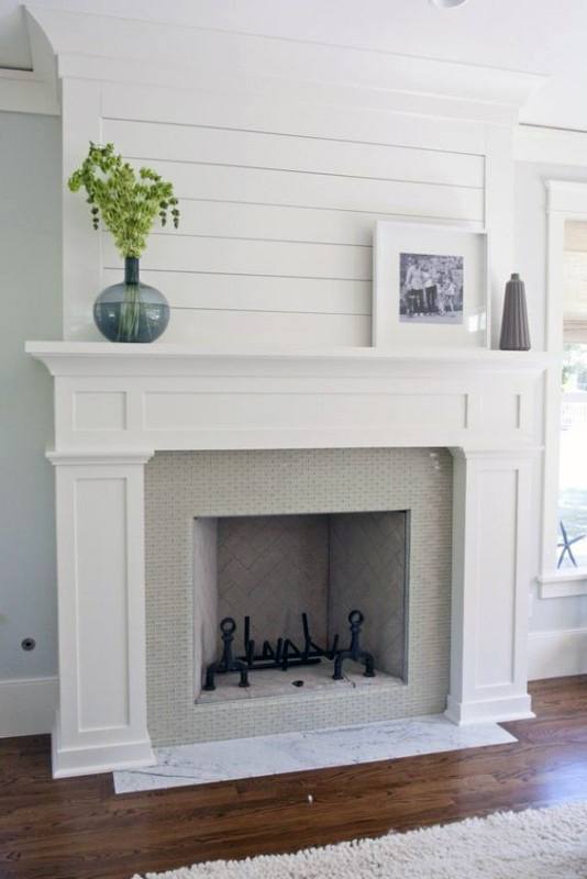 board and batten mantel