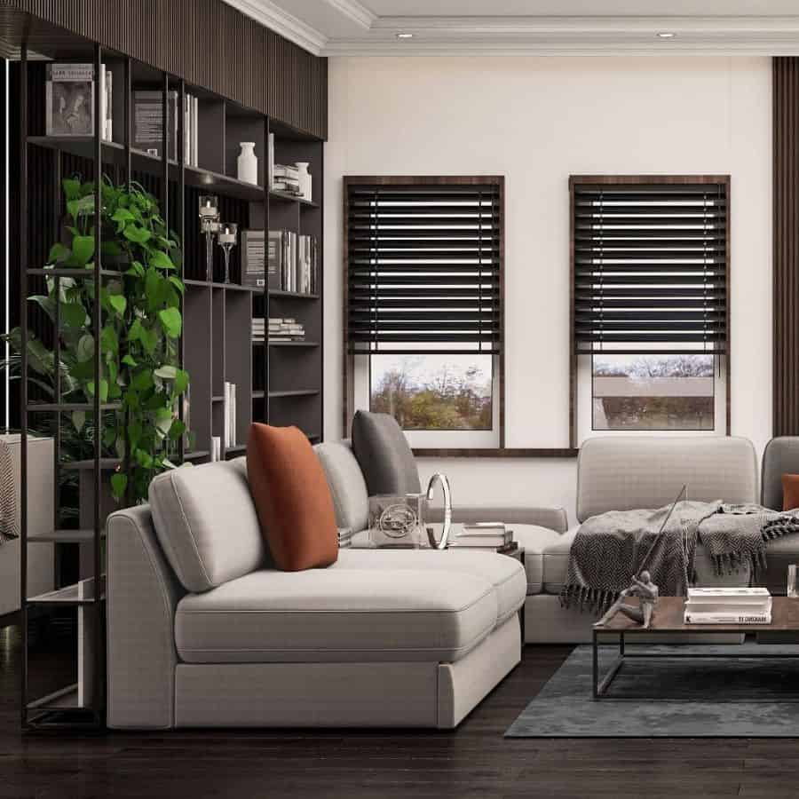 simple elegant living room 