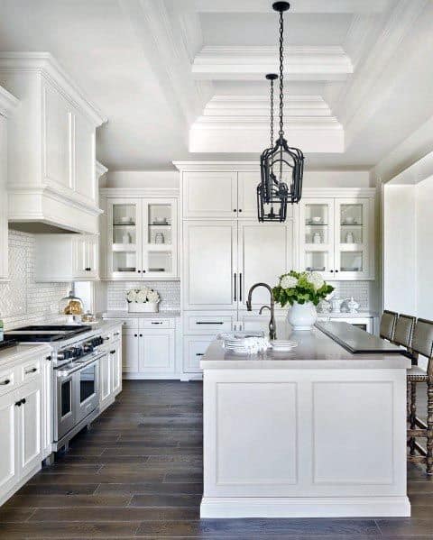 Designs For Kitchens White Color