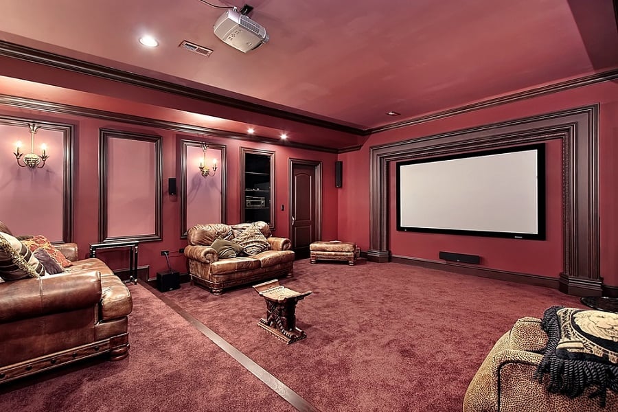 Designs Home Theater Seating Leather