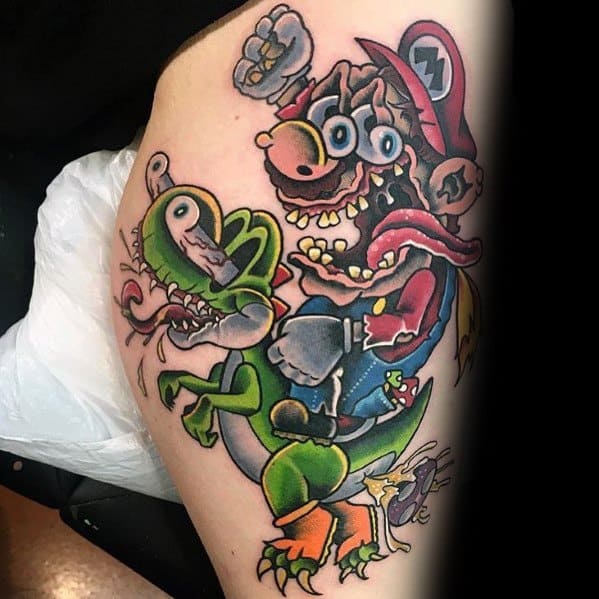 Gamer Tribute Inks NintendoInspired Tattoos are for Those Committed to Super  Mario Bros