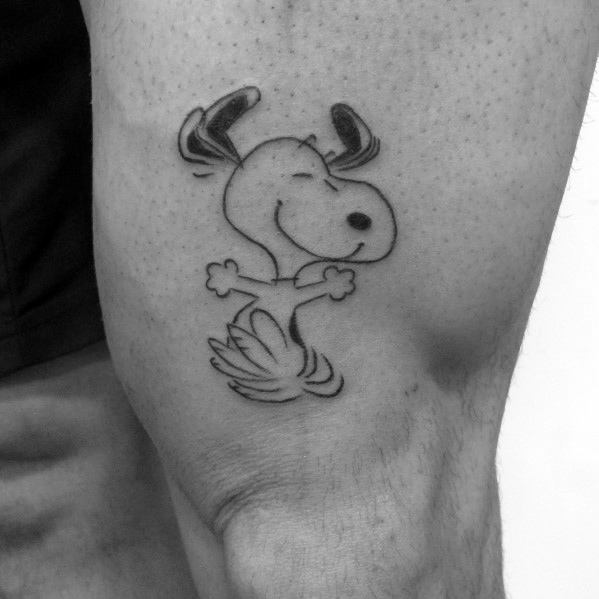 zombie snoopy by James Rowe TattooNOW