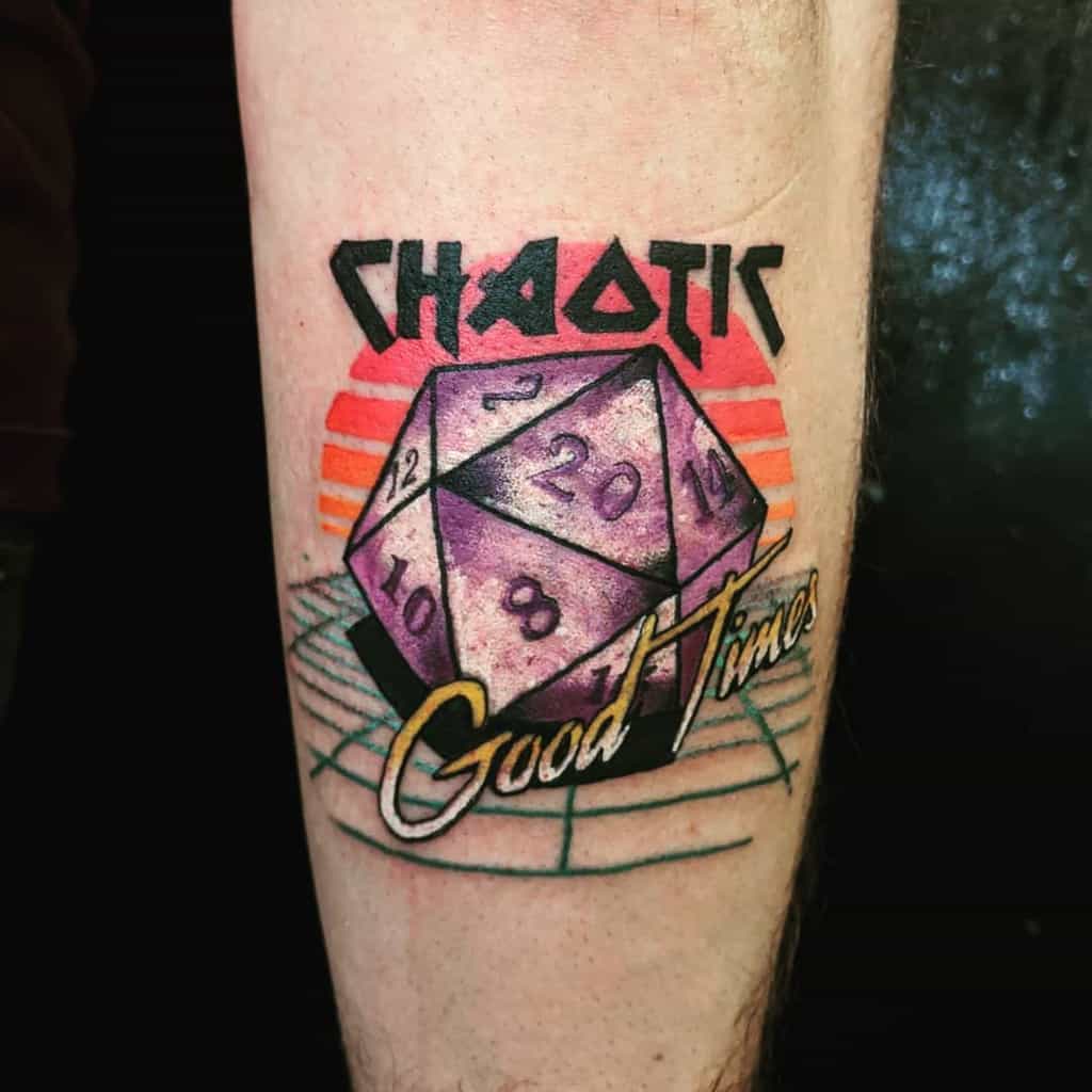 dice dungeons and dragons tattoos curranjamestattoo