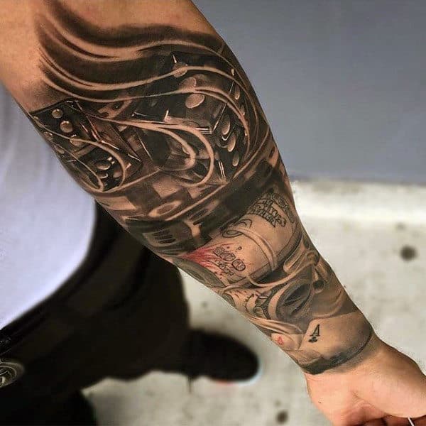75 Inner Forearm Tattoos For Men - Masculine Design Ideas