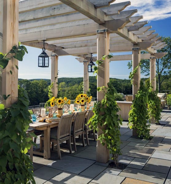 Dining Area Pergola Ideas