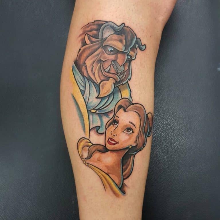 100 Best Beauty and the Beast Tattoos [2024 Guide]