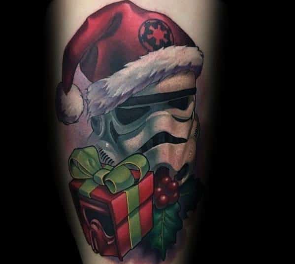 Distinctive Christmas Tattoos For Men