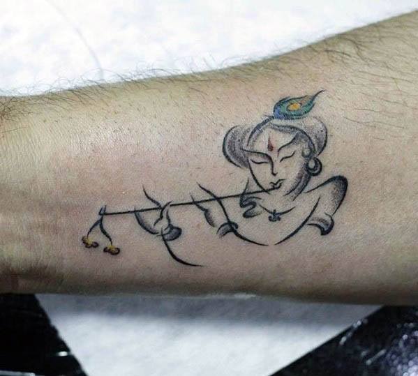 theinkking  Lord krishna hand tattoo Done by me At  Facebook