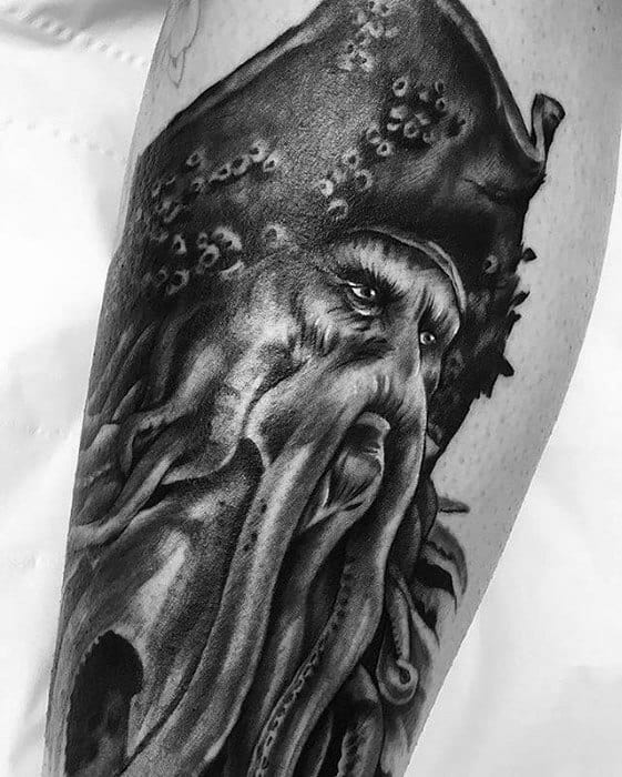 This tattoo reminded me of Davy Jones And then I went on a full day Bing  watching Pirates of the Caribbean trilogy noregrets 2437  Instagram