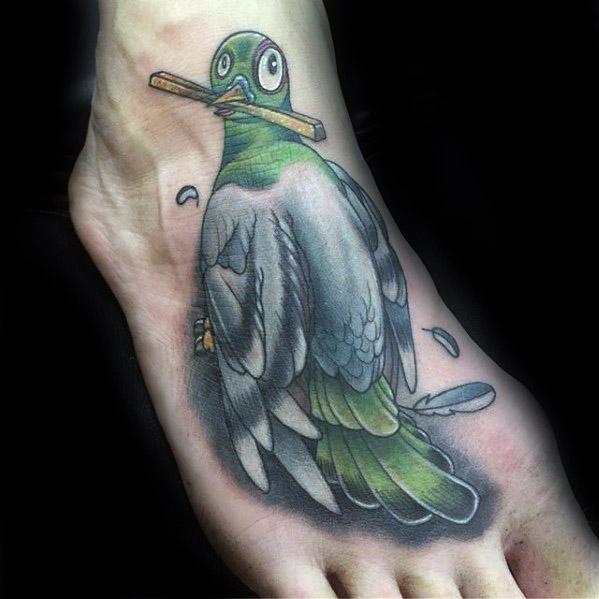 Distinctive Male Pigeon Tattoo Designs