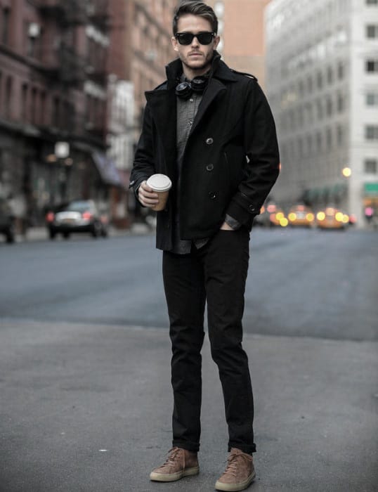 Distinctive Mens Black Jeans What To Wear Outfits For Fall And Winter
