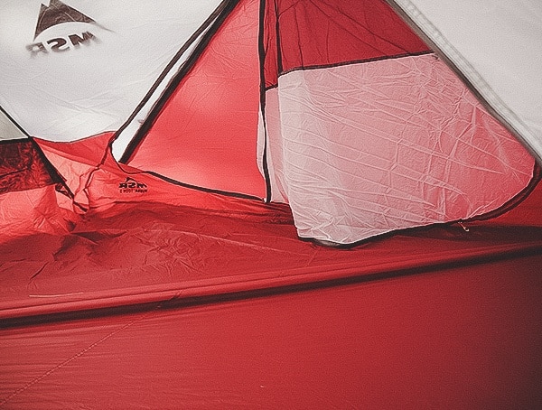 Door Msr Hubba Tour 3 Tent
