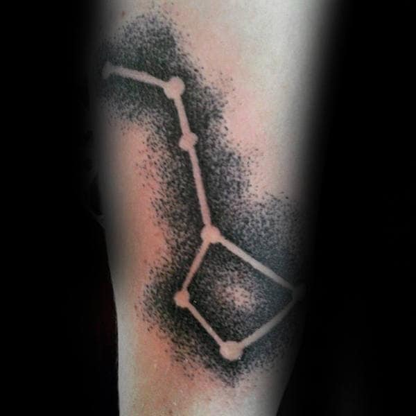 Dotwork Constellation Tattoo Male Forearms