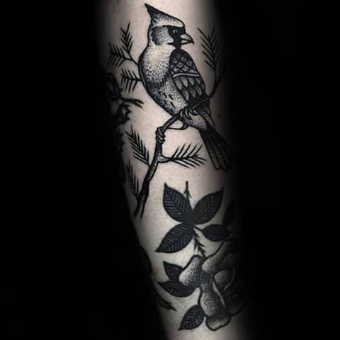 60 Cardinal Tattoo Designs For Men - Bird Ink Ideas