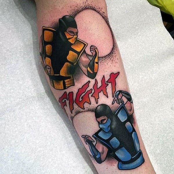 70 Mortal Kombat Tattoos For Men  Gaming Ink Design Ideas  Gamer tattoos  Gaming tattoo Mortal kombat tattoo