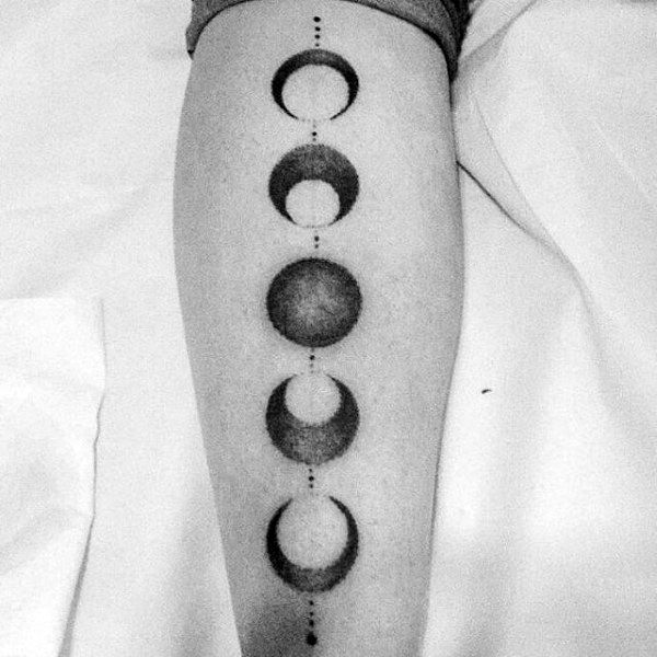 Update 100+ about moon phases tattoo drawing latest .vn