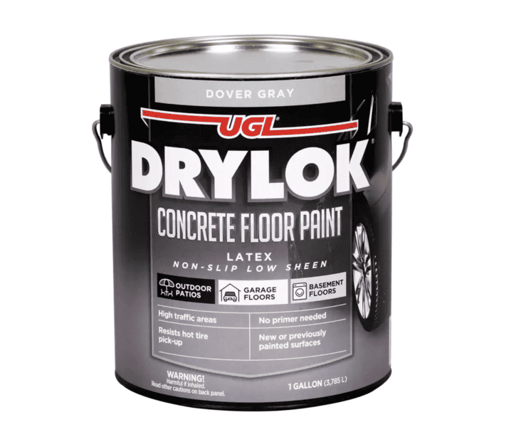 dover gray concrete floor paint
