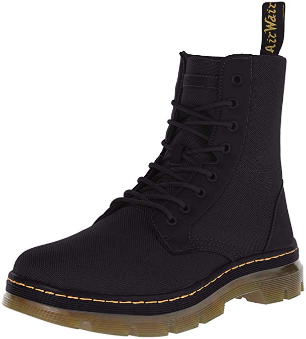 dr. martens mens combs nylon combat boot