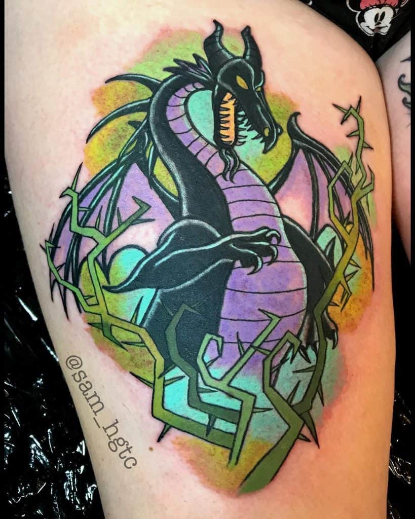 Top 65 Best Maleficent Tattoo Ideas - [2021 Inspiration Guide]