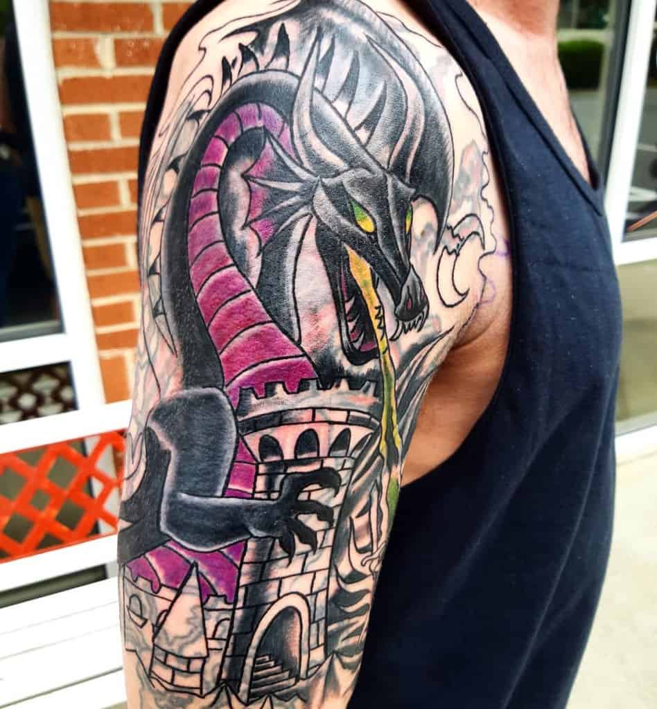 Dragon Maleficent Tattoos Tattoosbyjamo