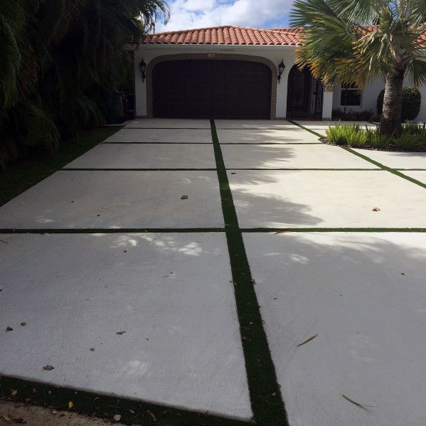 grass paver driveway