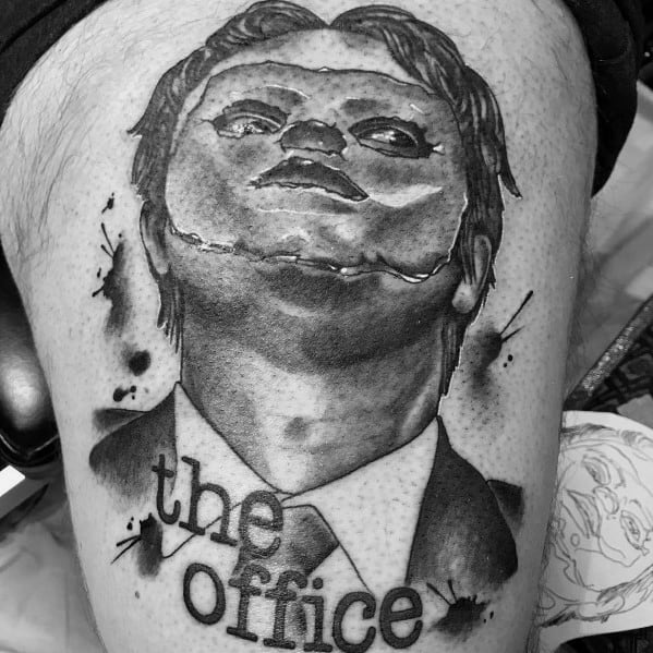 Dwight Schrute Mask Guys Tattoo The Office