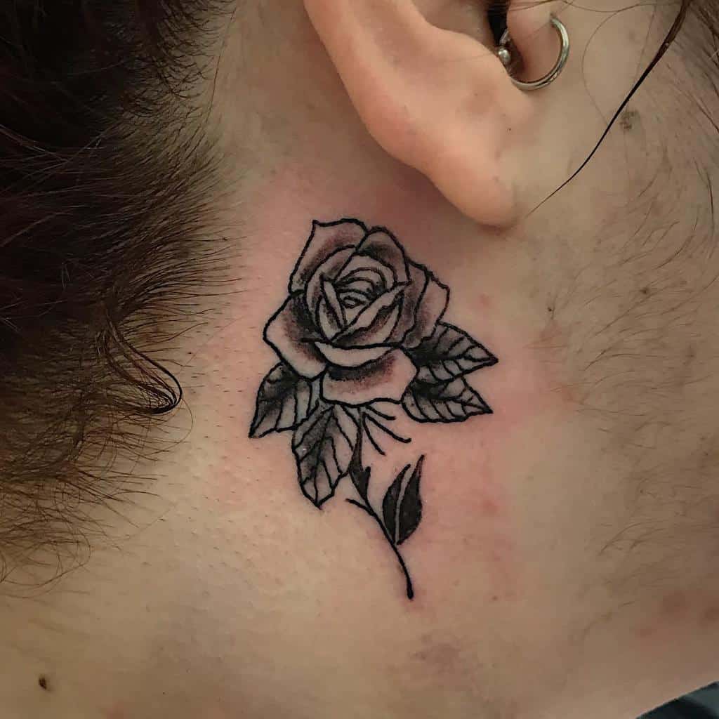 ear tiny rose tattoos rossiprojects