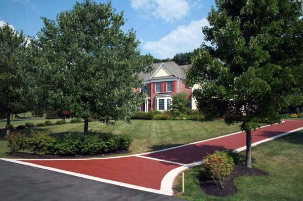 Top 40 Best Driveway Edging Ideas - Inviting Border Designs