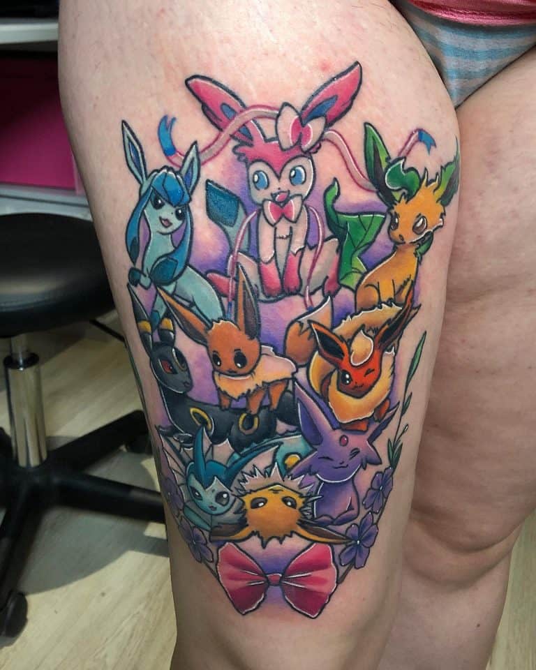 Top 77 Best Eevee Tattoo Ideas [2021 Inspiration Guide]