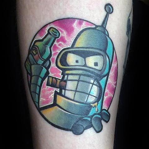 10 Best Futurama Tattoo Ideas Collection By Daily Hind News