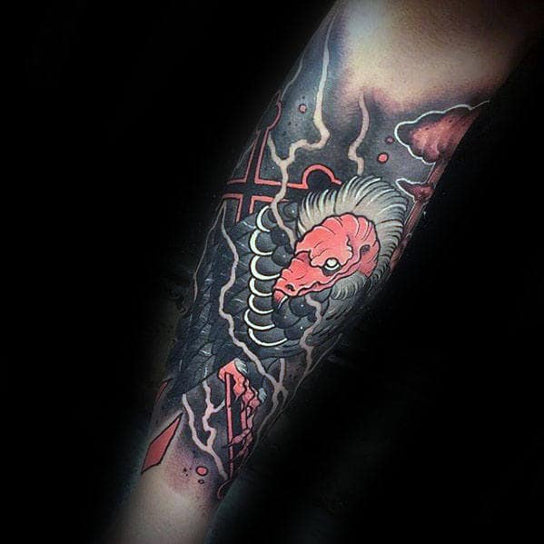 Vulture tattoo by Scotty Munster TattooNOW