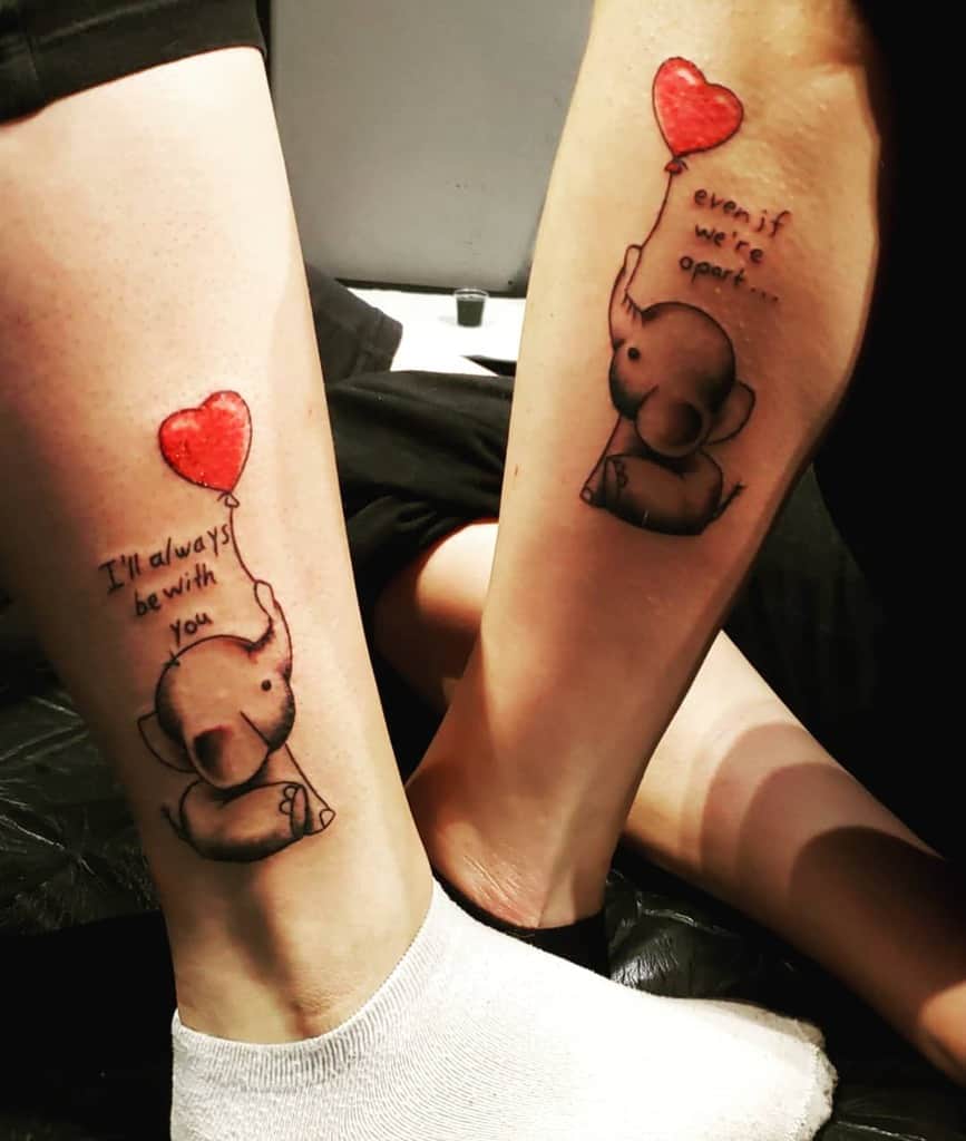 elephant-red-balloon-leg-mother-daughter-tattoo-c.u.m.m.i.n.s