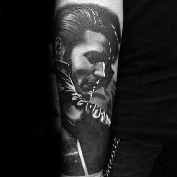 Elvis Presley Tattoo Design On Man